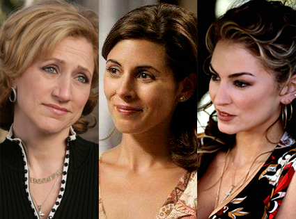 Edie Falco, Jamie-Lynn Sigler, Drea de Matteo, Sopranos Edie Falco, Jamie-Lynn Sigler, Drea de Matteo, Sopranos